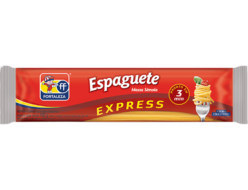 Fortaleza Express Espaguete de Sêmola 400g
