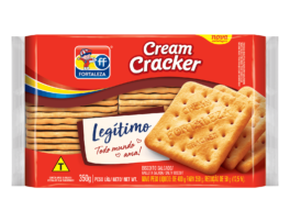 Fortaleza Biscoito Salgado Cream Cracker 350g