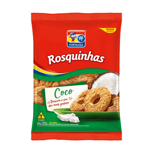 Fortaleza Coconut Sweet Biscuit Rosquinha 350g