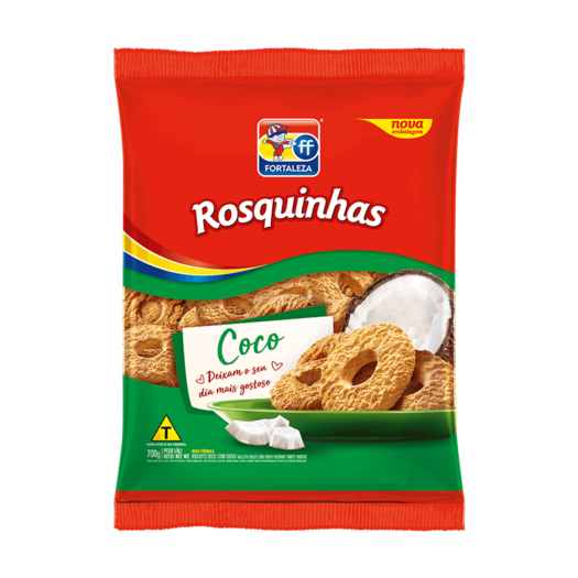 Fortaleza Coconut Sweet Biscuit Rosquinha 700g